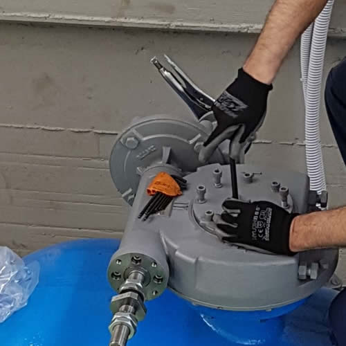 Installazione, taratura e manutenzione attuatori elettrici e pneumatici per valvole e saracinesche