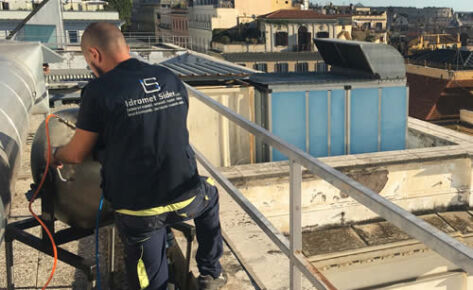 Palazzo delle Esposizioni – Roma – Relining di 9 colonne pluviali