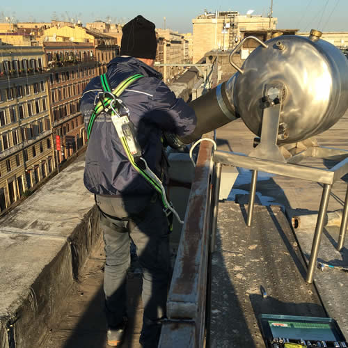 Ferrovie dello Stato italiane – Grandi Stazioni Rail – Roma Termini – Risanamento non distruttivo (relining) di 5 colonne pluviali